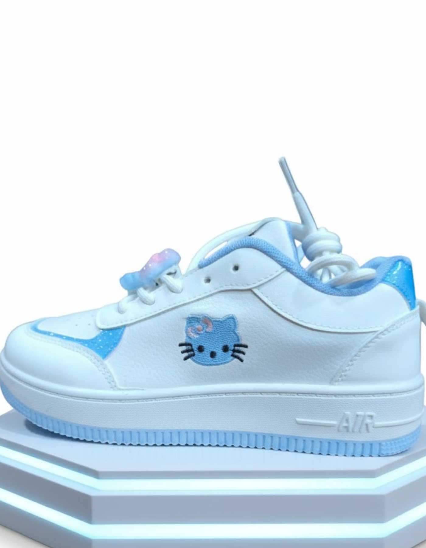 Sky Blue Butterfly Kawaii Sneakers